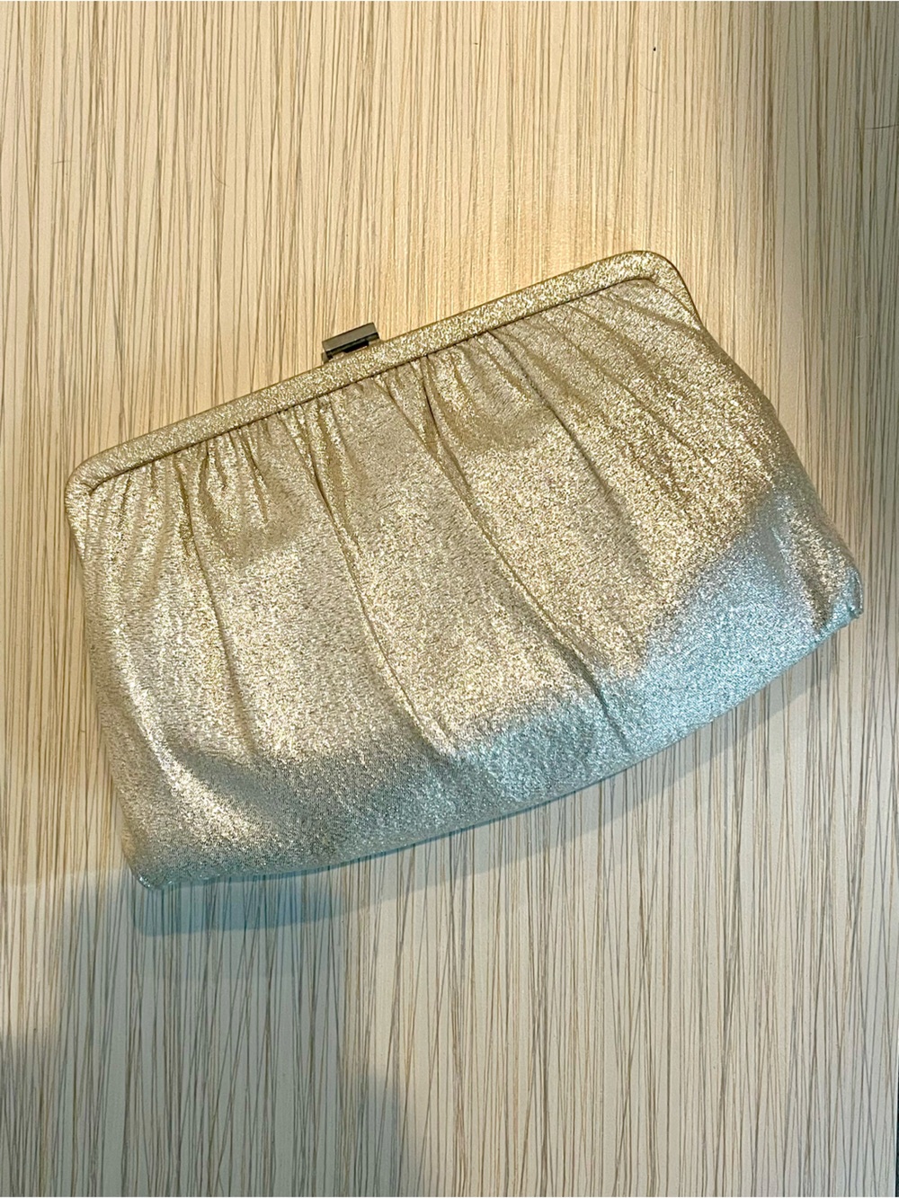 Elegant Metallic Clutch